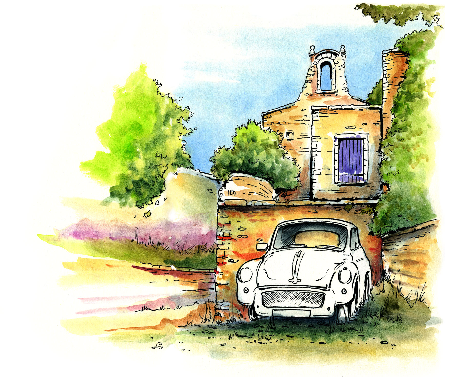 Saignon, Vaucluse, France